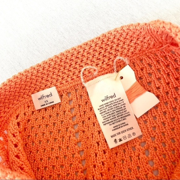 Nwt Aritzia Wilfred 2 Pieces Set: Caraway Tank And Evie Skirt in Papaya … - Picture 12 of 13